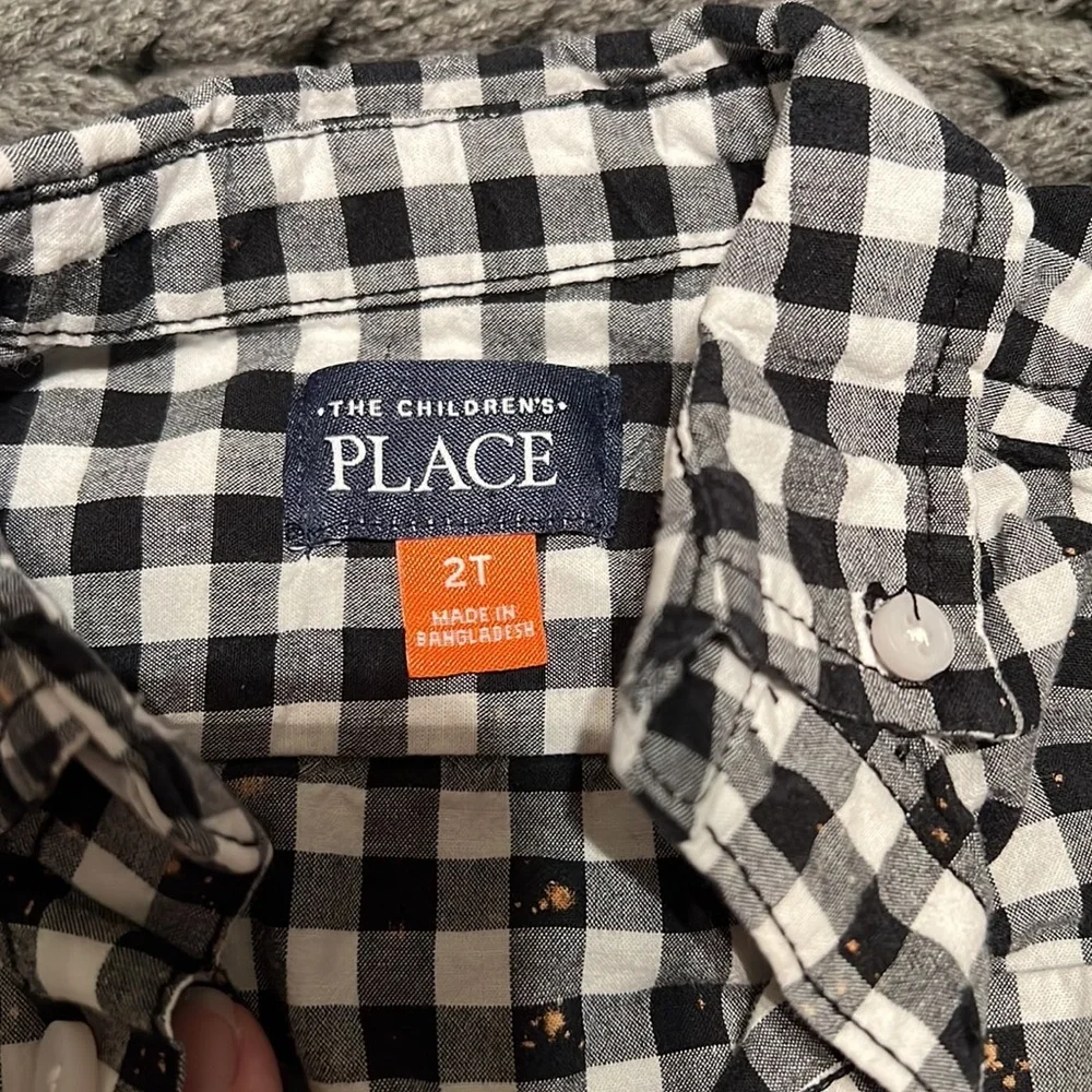 The Children’s Place Boys Toddler Long Sleeve Button Down Shirt 2T